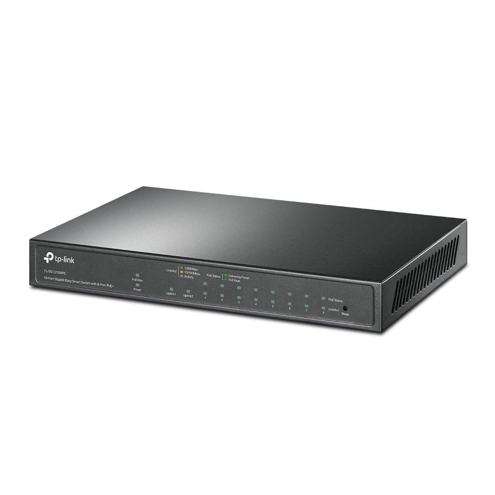 TP-Link 10-Port Easy Smart PoE+ Gigabit Switch