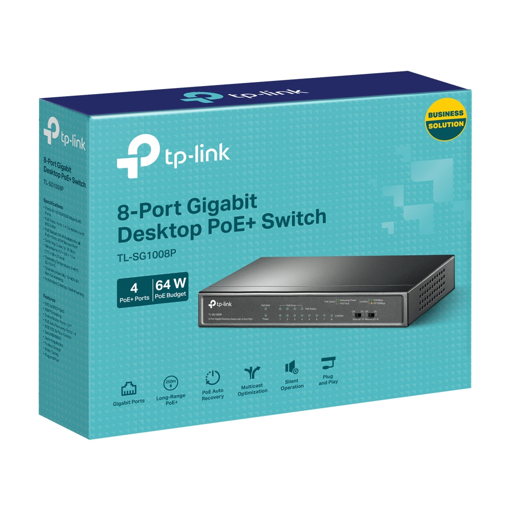 TP-Link 8-Port PoE Gigabit Desktop Switch