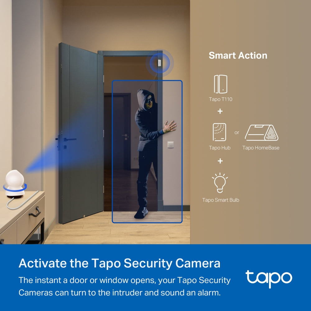 TP-Link Tapo Smart Door/Window Sensor - Security