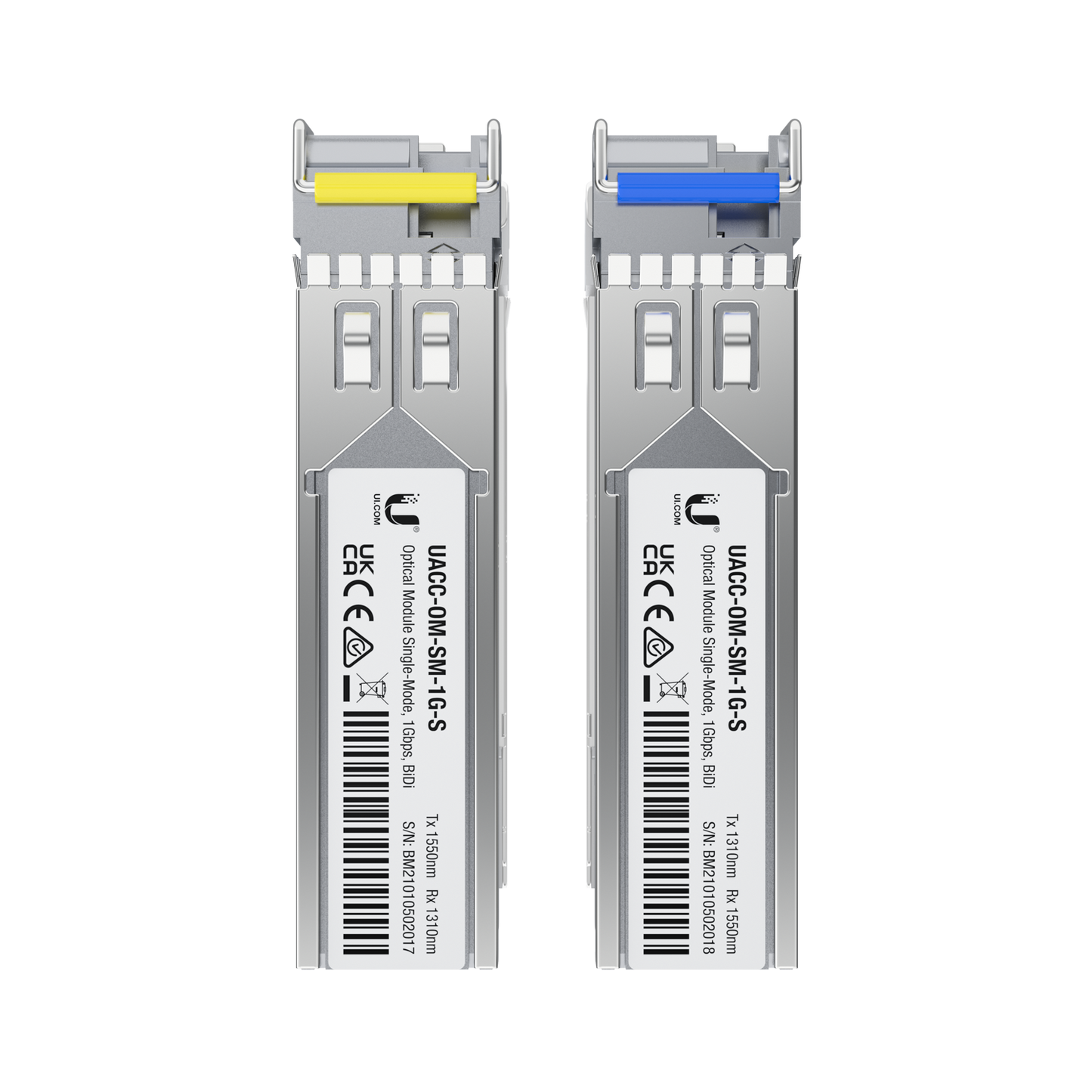 Ubiquiti 1G Single-Mode BiDi SFP Module, 2-Pack | UACC-OM-SM-1G-S-2