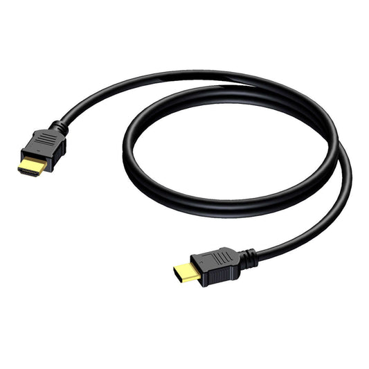 PROCAB BSV110 HDMI A Male to HDMI A Male Cable with Ethernet, 1.5 Meter length, suitable for high-definition video and audio transmission.