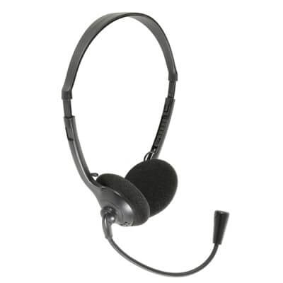 AVLINK Multimedia Headphone with Boom Arm, designed for high-quality audio and communication.