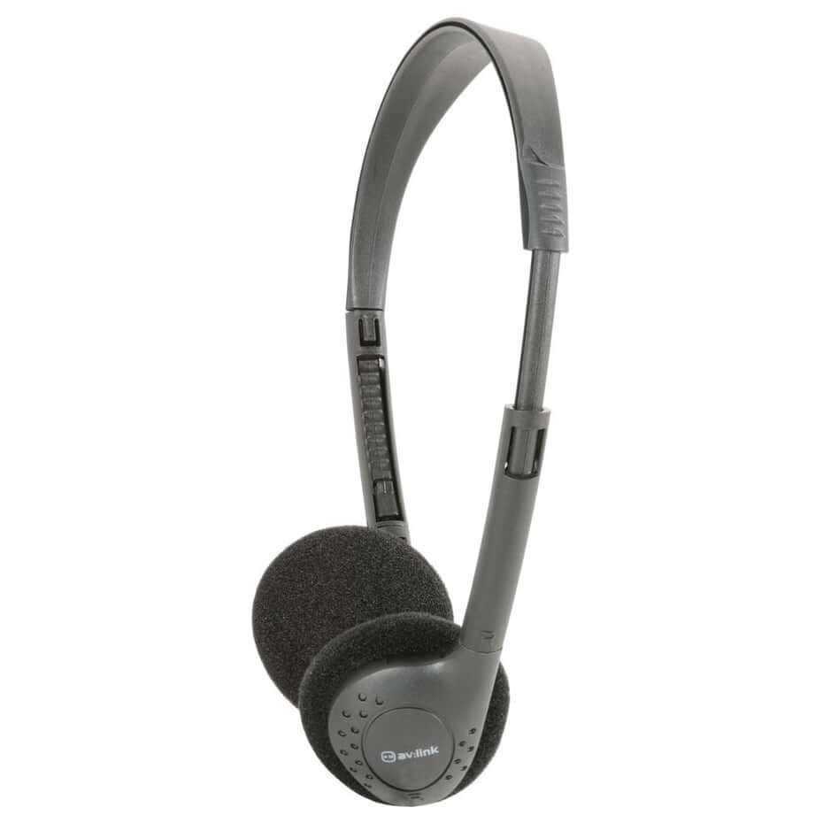 AVLINK SH30 Lightweight Digital Stereo Headphone with adjustable headband, showcasing high-quality sound and ergonomic design.