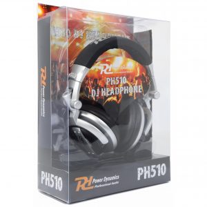 Power Dynamics PH510 DJ Headphone, high-quality stereo headphones with a wide frequency response, displayed in a compact view.