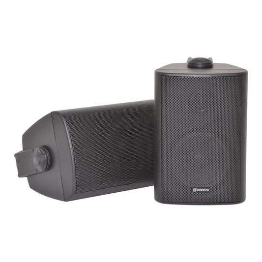 Adastra BC3B pair of 3-inch background speakers in black.