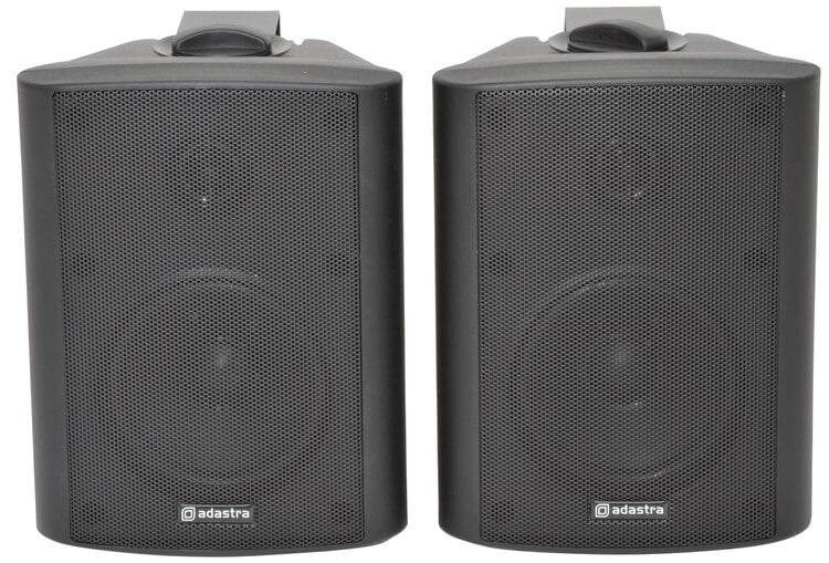 ADASTRA BC4B 4 Inch Black Pair Background Speakers designed for indoor use.