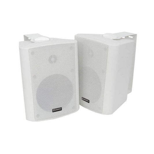 Adastra BC5W 5.25 Inch White Stereo Speakers Pair showcasing a modern design, ideal for enhancing audio experiences.