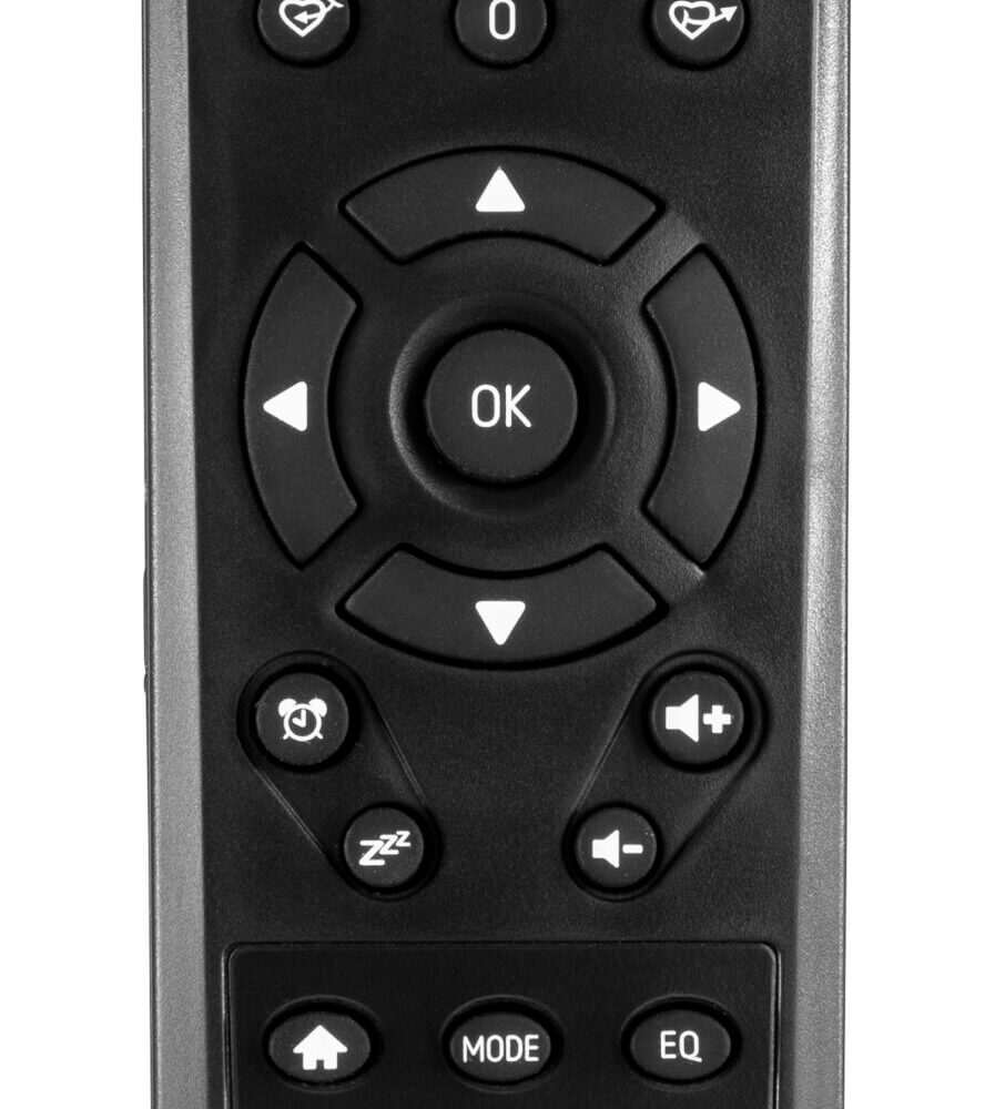 AUDIZIO ROME WIFI INTERNET STEREO DAB+ RADIO in black color, showcasing its design and features.