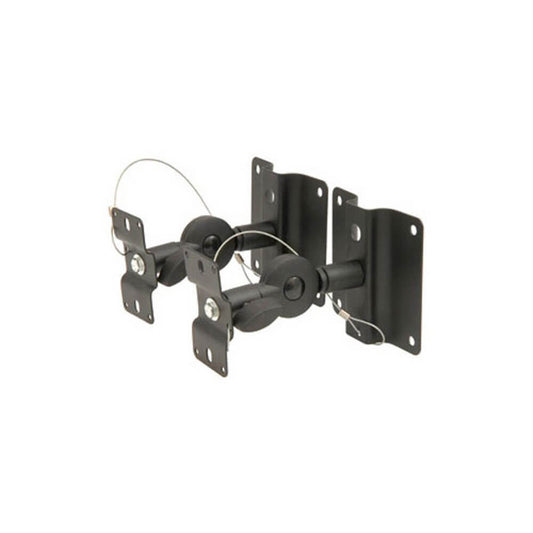 Adastra 70-80mm adjustable speaker wall bracket pair showcasing strong metal construction suitable for wall or ceiling mounting.
