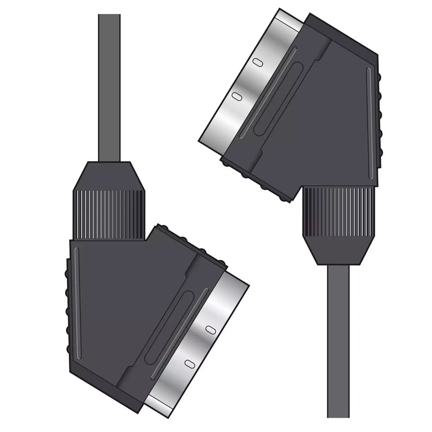 AVLINK 1.5M SCART AV CONNECTION LEAD - 21 PIN MALE TO MALE CABLE displayed on a white background.