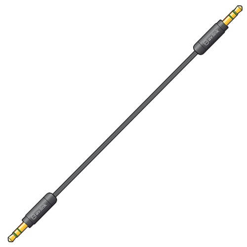AVLINK 112.128UK Precision 3.5mm Stereo Plug Lead, 0.5m length, showcasing the stereo plug design.