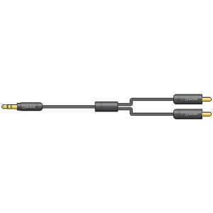 AVLINK 1.5M Precision 3.5mm Stereo Jack to 2 RCA Plug Lead for high-quality audio connection