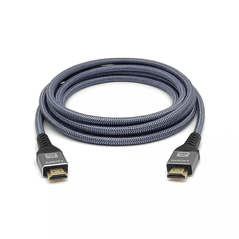High-speed HDMI cable for ultra HD video, 1 meter long, supporting 8K resolution with Ethernet.