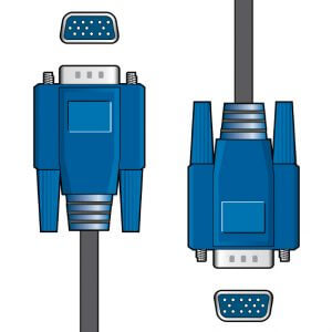 AV:Link 113.101UK VGA Plug to Plug Lead - 2M High-Quality Video Cable