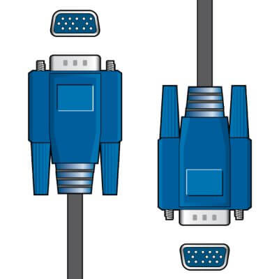 AV:Link 113.101UK VGA Plug to Plug Lead - 2M High-Quality Video Cable displayed in an image.