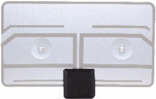 MERCURY ST25P Paper-Thin Transparent HDTV Aerial, a lightweight and high gain antenna designed for digital TV and DAB/FM radio.