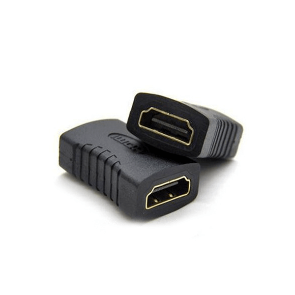 Image of a TVA HDMI Coupler Socket to Socket, a female to female connector used for joining two HDMI cables.