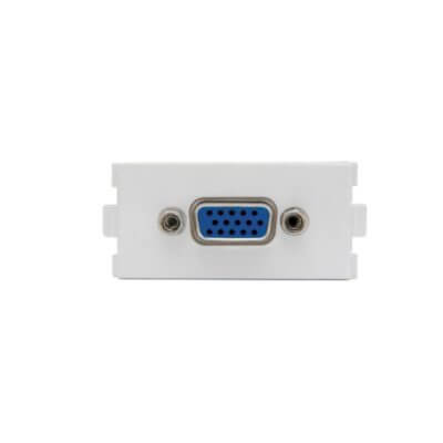 AVLINK Wallplate Module featuring a VGA socket with screw terminal for easy connectivity.