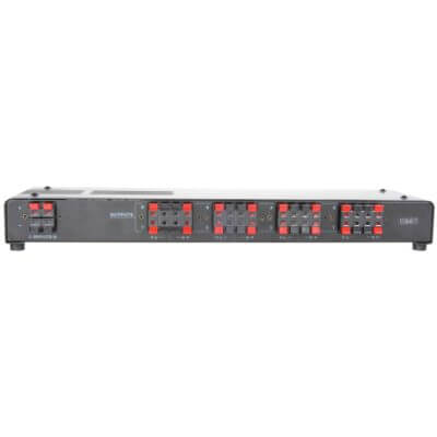 AVLINK AD-SPK18 8-Way Loudspeaker Selector Switch for Stereo Amplifiers, showcasing the product design and features.