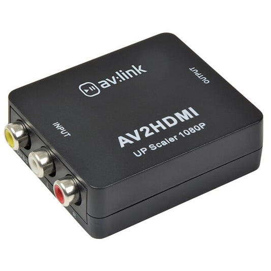 AVLINK Full HD RCA to HDMI Converter allowing connection of old devices to modern displays.