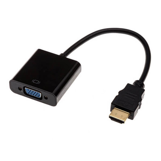 TVA HDMI to VGA Adapter Cable, a converter for connecting HDMI devices to VGA displays, supporting Full HD 1080P resolution.