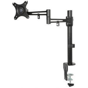 AVLINK DM211 single arm TV desk mount bracket designed for screens ranging from 10 to 30 inches.