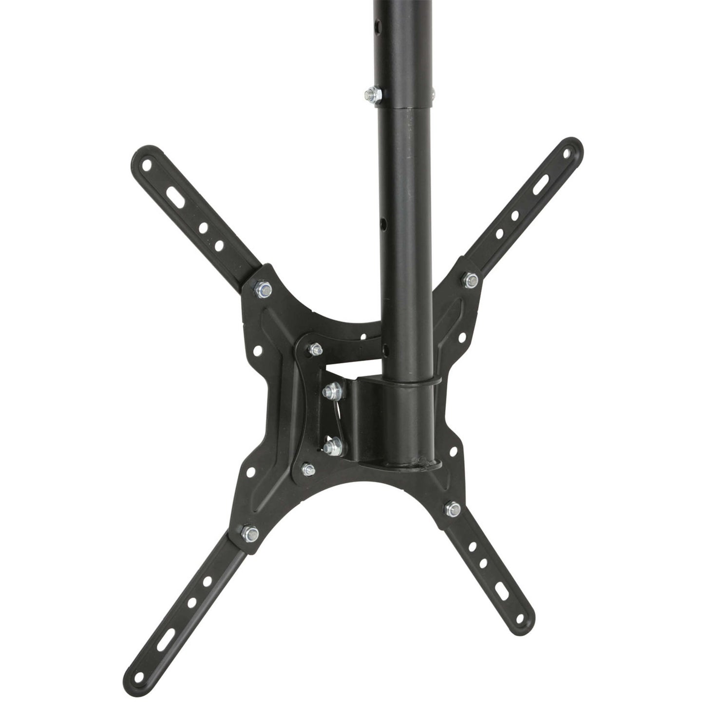AVLINK TC2401 TV ceiling mount bracket designed for 26 to 55 inch screens, showcasing heavy duty steel construction.