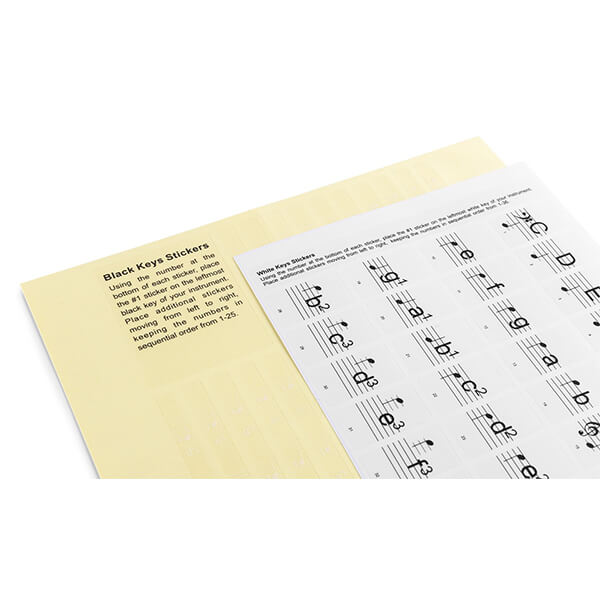 Image of MAX KB-KEY removable keyboard keynote stickers designed for kids and beginners, showcasing colorful and engaging designs.