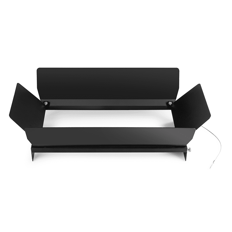 BEAMZPRO Barndoor accessory for StarColor540 lighting, model 150.141B, showcasing its design and features.