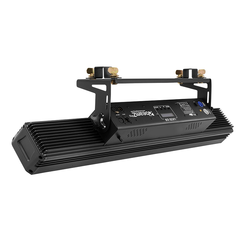 BEAMZ LUCID 2.8 LED BAR featuring 8x 30W RGBW lights, designed for professional stage lighting applications.