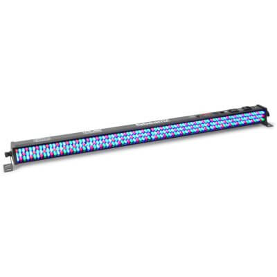 Beamz LCB-252 LED DMX fixture with 252x10mm LEDs in 4 segments, shown against a white background