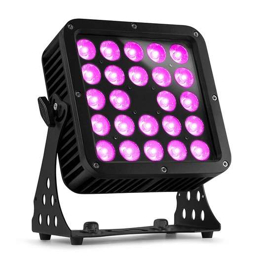 BEAMZ STARCOLOR205 LED Flood Light featuring 24x10W RGBA capabilities, designed for high-performance architectural lighting.