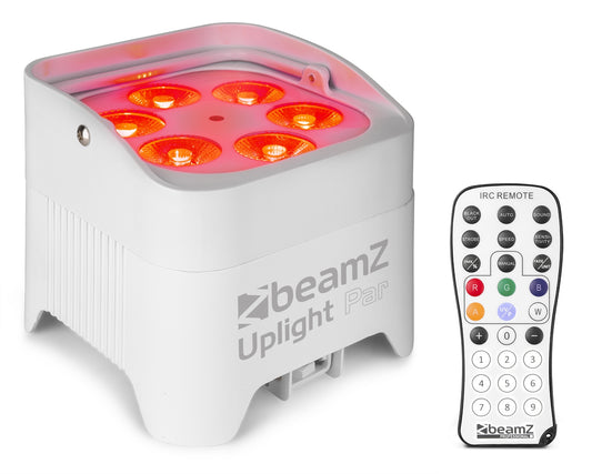 Beamz BBP96SW Wireless DMX Battery Uplighter with RGBWA-UV Lights