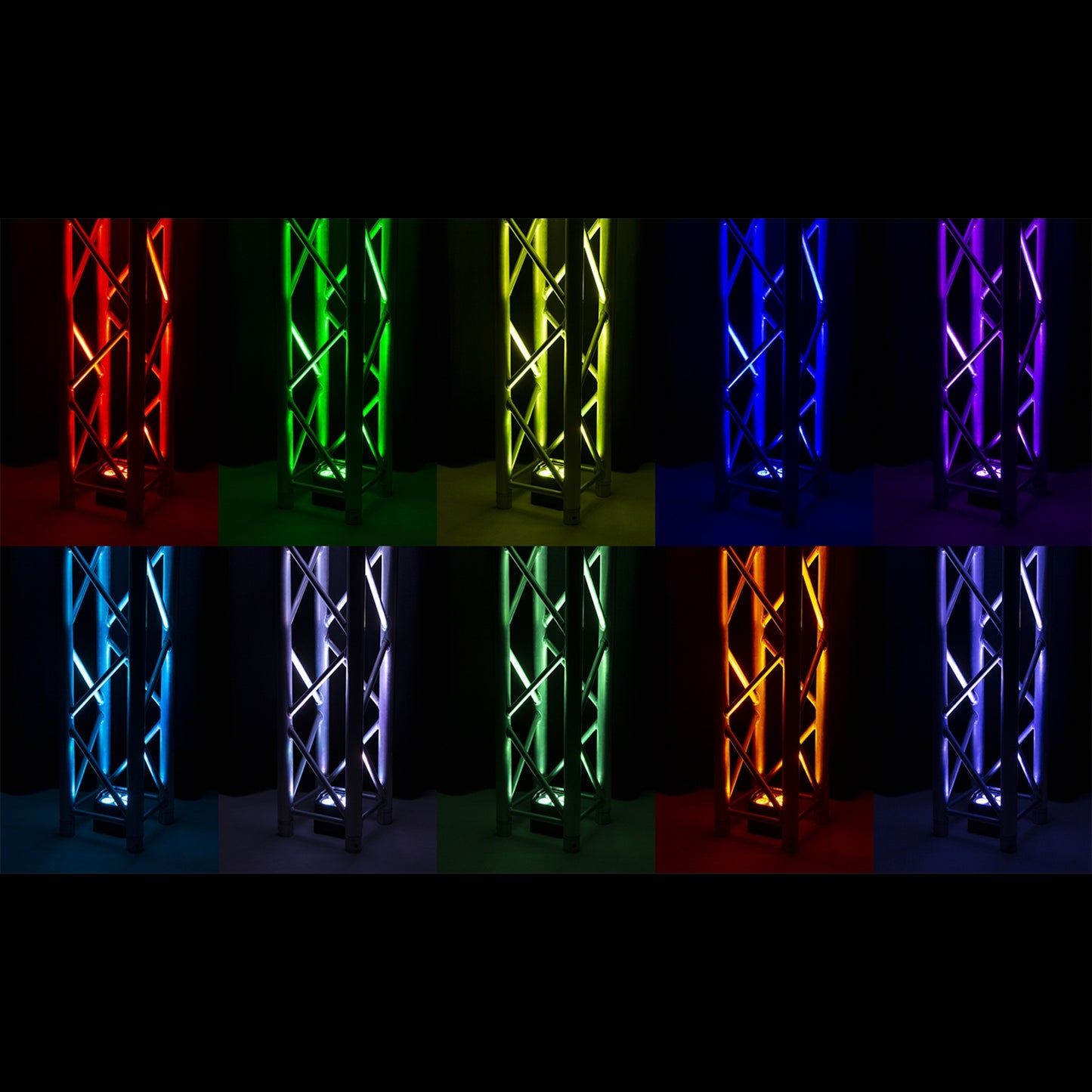 Beamz BBP90W Wireless DMX Battery Uplight 4x 4W