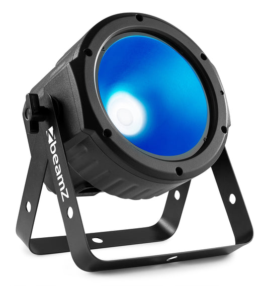 Beamz COB30RGB FlatPAR - 30W DMX RGB LED Stage Light Fixture