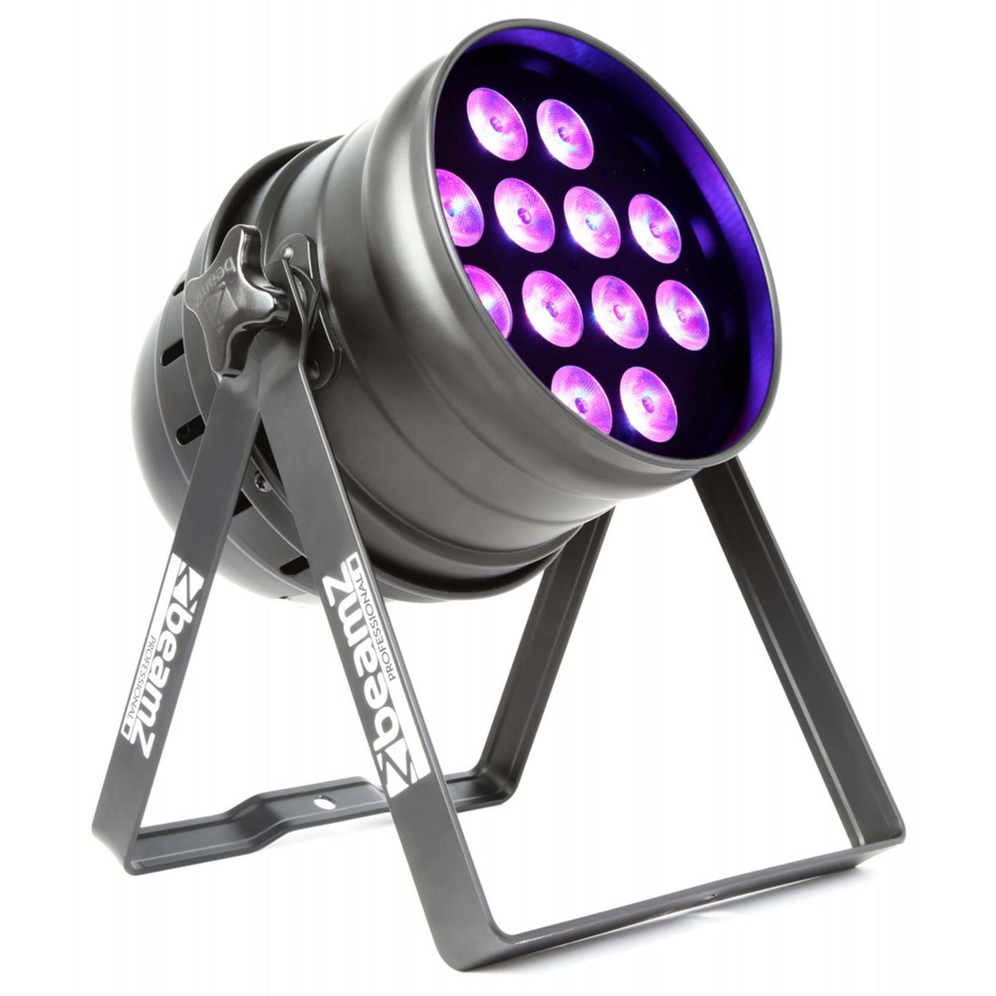 Beamz Pro BPP200 12x18W RGBAWUV Hexa LED PAR 64 stage light with IR remote and DMX