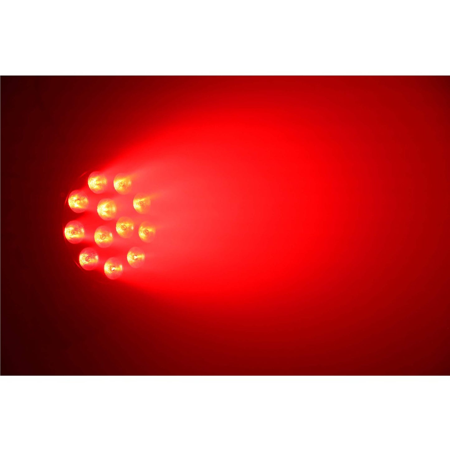 BEAMZPRO BAC506W LED PAR 64 lighting fixture featuring 12x 18W RGBAWUV LEDs, designed for DMX control.