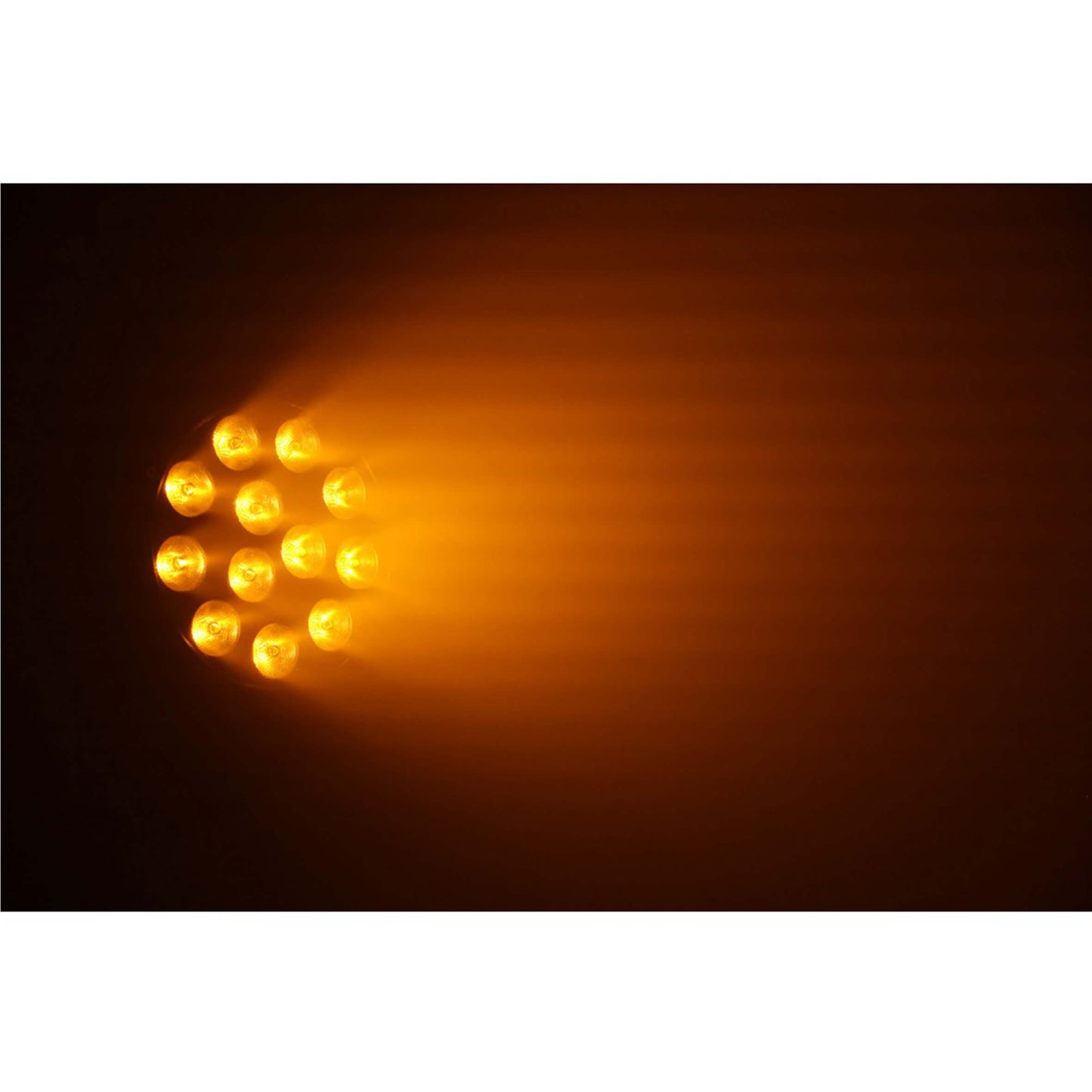BEAMZPRO BAC506W LED PAR 64 lighting fixture featuring 12x 18W RGBAWUV LEDs with DMX control.