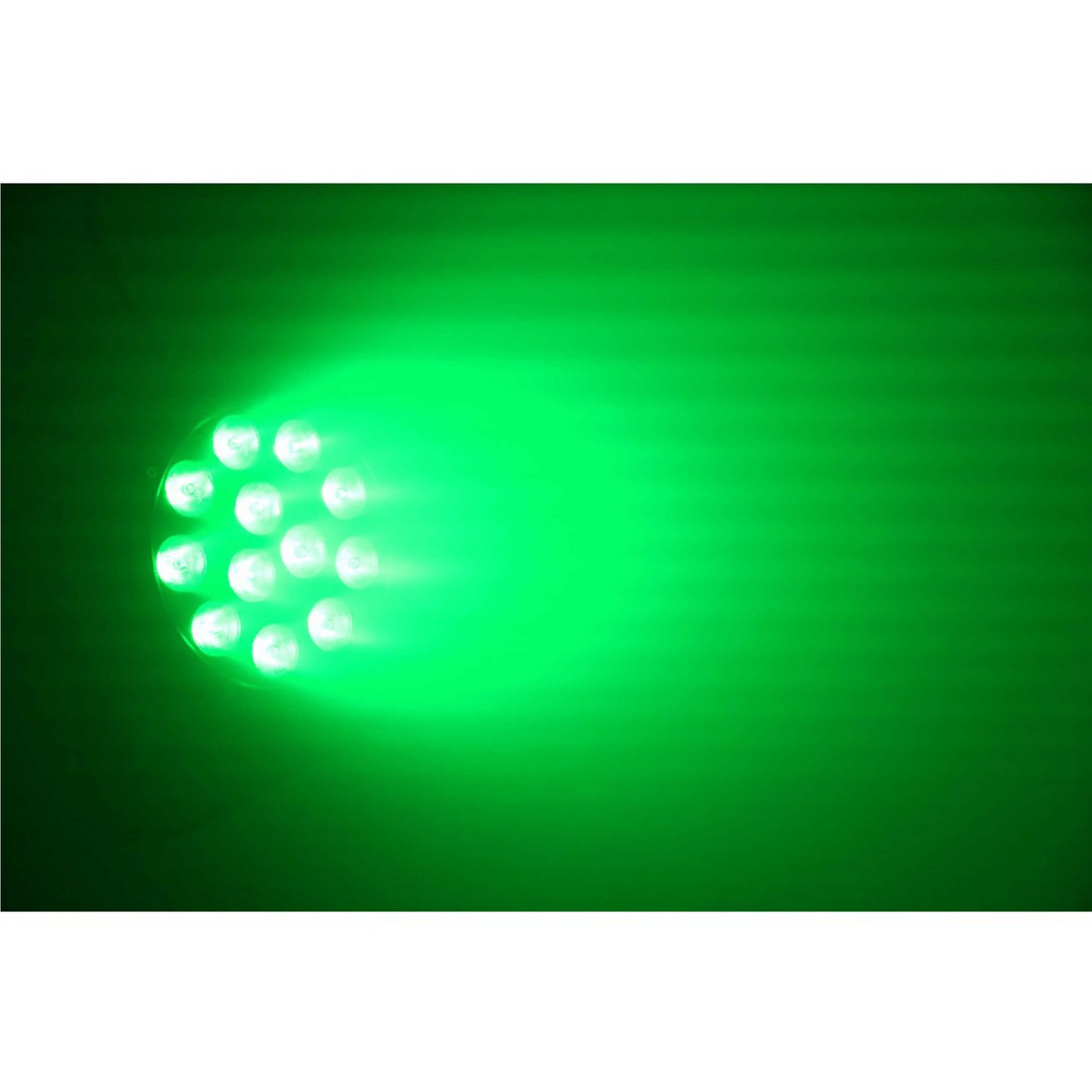 BEAMZPRO BAC506W LED PAR 64 lighting fixture featuring 12x 18W RGBAWUV LEDs with DMX control.