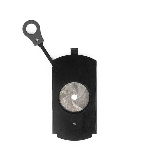 Image of the BEAMZ BTS IRIS, an adjustable diaphragm designed for BeamZ BTS lens tubes, showcasing its features and design.
