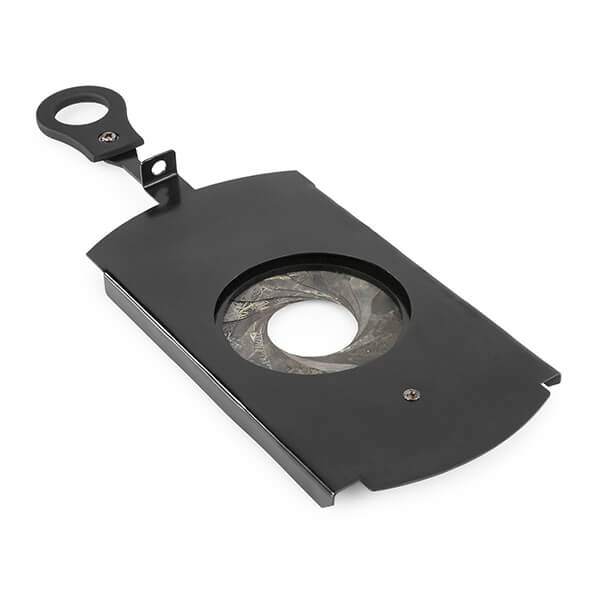 Image of the BEAMZ BTS IRIS, an adjustable diaphragm designed for BeamZ BTS lens tubes, showcasing its features and design.