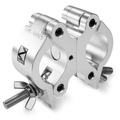 Beamz BC50-500D Aluminum Swivel Coupler, 48-51mm Diameter, 500kg Load