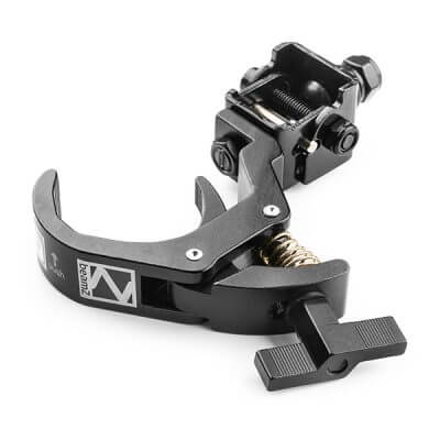 Beamz BC50B-150F Aluminum Foldable Quick Release Trigger Coupler in Black color