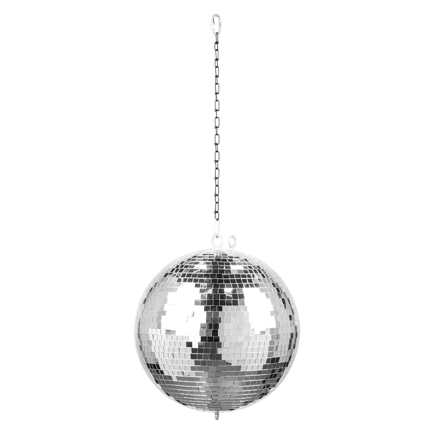 30cm Mirror Ball weighing 2.3kg by Beamz, side view