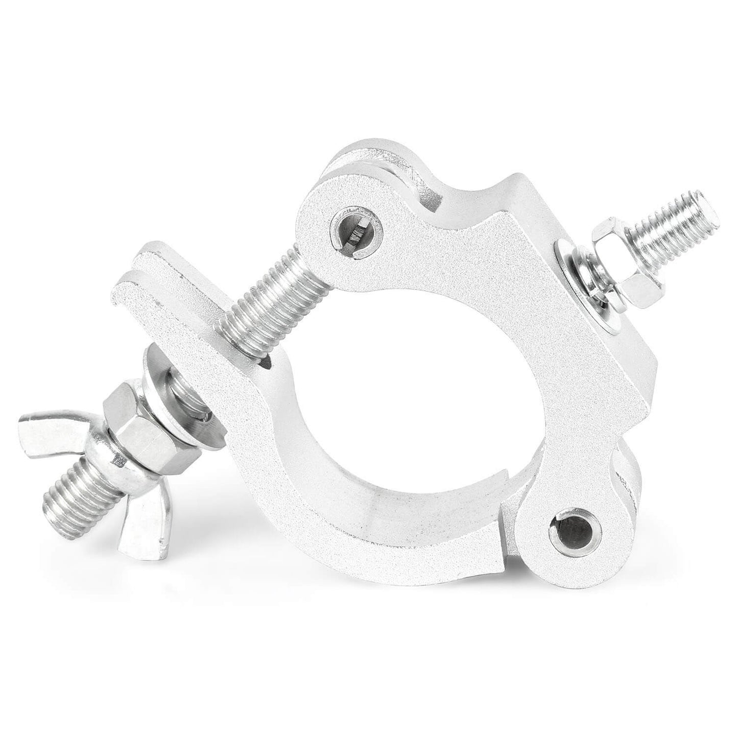 Beamz 40-52mm Aluminum Half Coupler Clamp, 100kg Load - Image of the product half coupler clamp made of aluminum with a load capacity of 100kg.