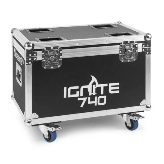 Flight case for 4 Beamz IGNITE740 fixtures