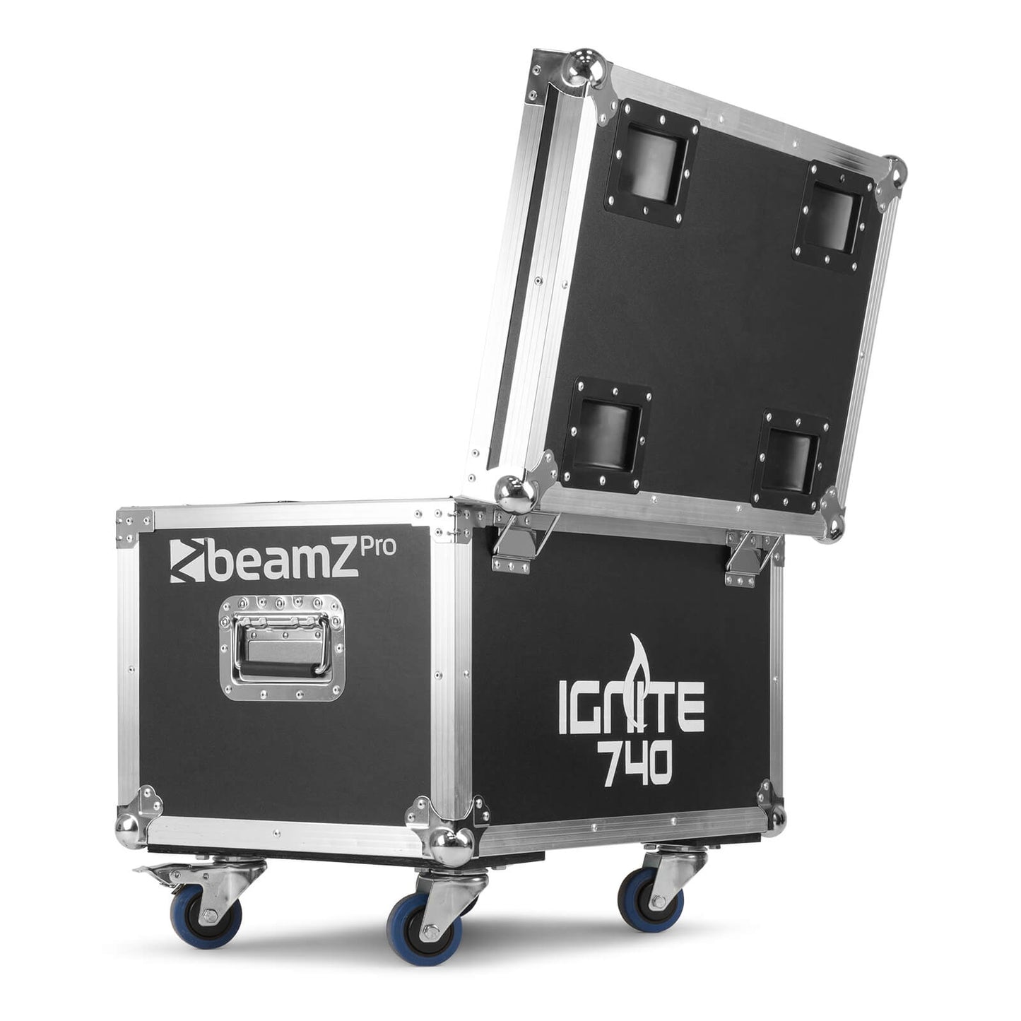 Flight case for 4 IGNITE740 fixtures by Beamz