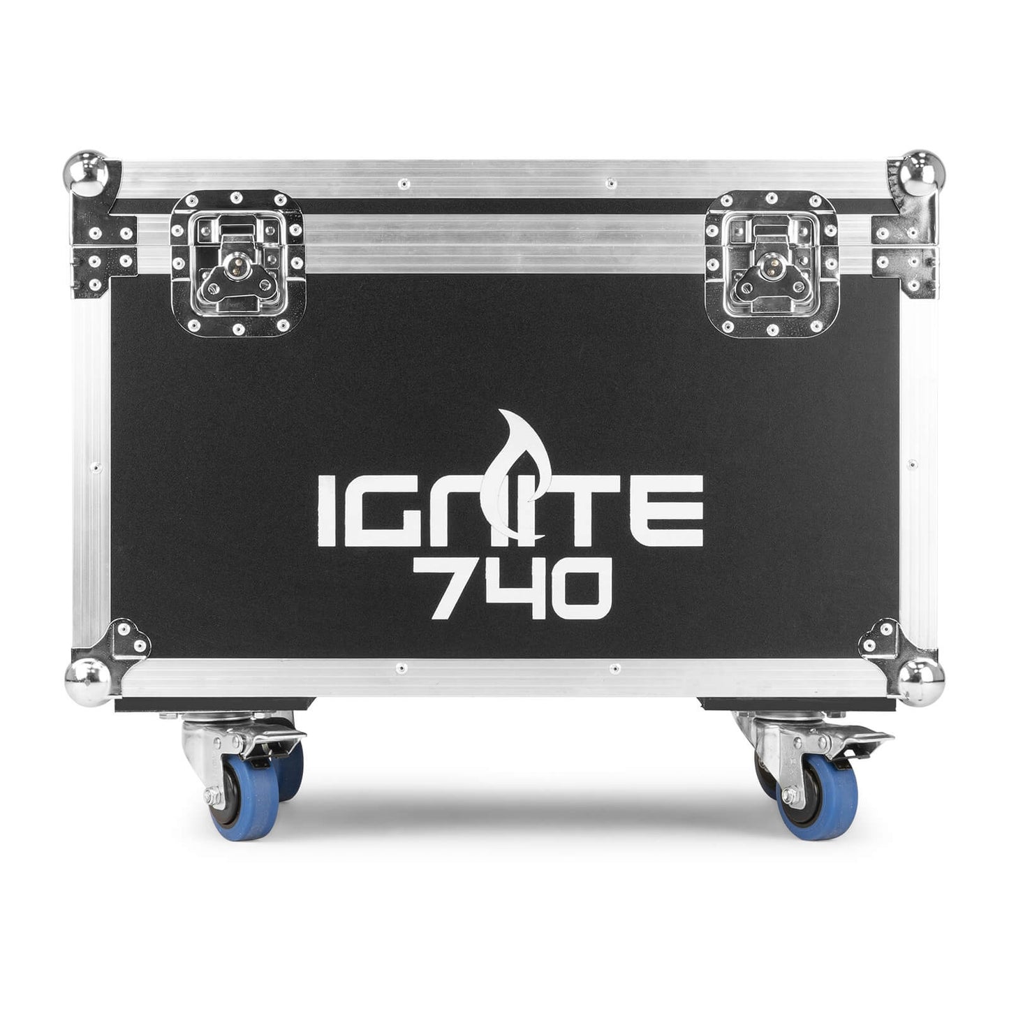 Flight case designed for 4 IGNITE740 fixtures by Beamz Lighting, side view image
