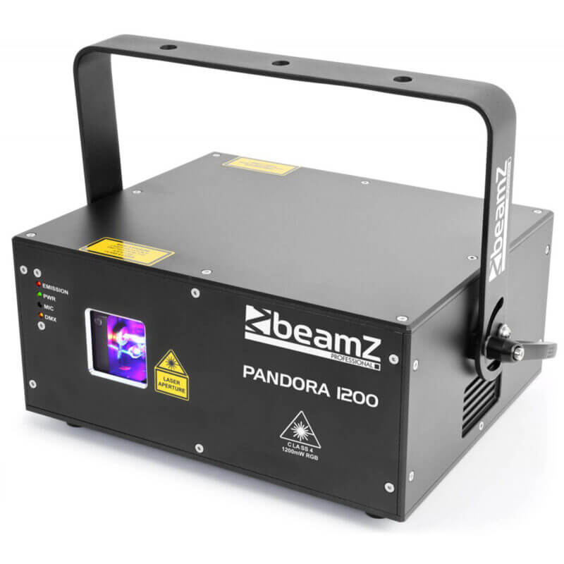Beamz Pro PANDORA 1200 RGB TLL Animation Laser, 25kpps image