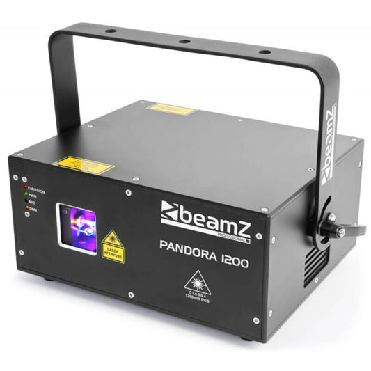 Beamz Pro PANDORA 1200 RGB TLL Animation Laser, 25kpps image